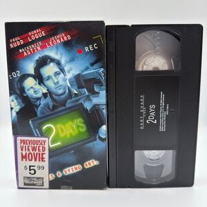 2 Days VHS Paul Rudd Donal Logue 2003 Dark Comedy Hart Sharp Video Movie